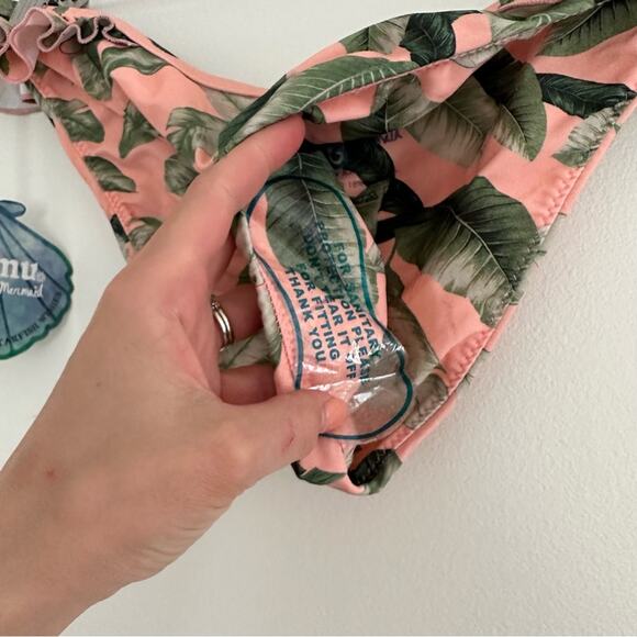 NWT Show Me Your Mumu Palm Print Bikini Bottoms - Picture 5 of 7